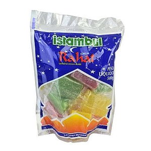 RAHAT GOMA ARABE COLORIDA MISK ISTAMBUL PACOTE 500G