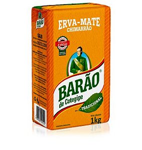 ERVA MATE CHIMARRAO TRADICIONAL 1 KG BARAO DE COTEGIPE