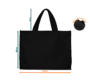Sacola Ecobag Grande Nylon 600 C/zíper - A=40 X L=50 X P=20cm