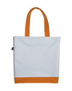 Ecobag Bi-color c/ zíper Para Sublimação