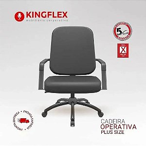Cadeira para Obeso Operativa Plus - Plaxmetal