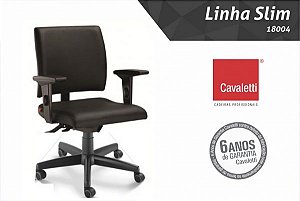 Cadeira para Escritório Operacional/Secretária Cavaletti Slim 18004
