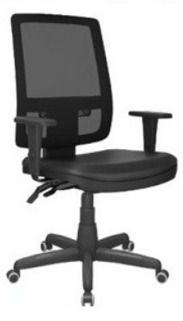 Cadeira Brizza Presidente  BackPlax Plus Base Standard Diretor RDZ 50 PU Braços Reguláveis