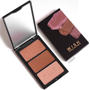 Michelly Palma - WishPro - Contour Trio Palette - Contorno (Cor Dark Desconto Especial)