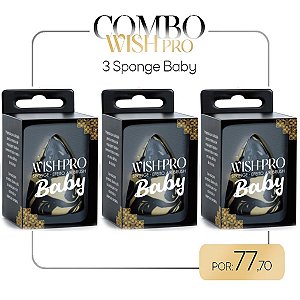 COMBO WISHPRO - ( 3 Sponge Baby ) - Michelly Palma - WishPro