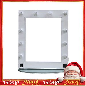 Espelho - Hollywood - WHITE - 10 Lâmpadas