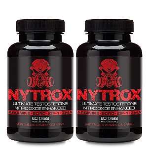 Combo 2 Nytrox Gh Pré Hormonal + Vasodilatador - 60 Tabs