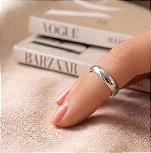Anel Falange Liso em Prata 925