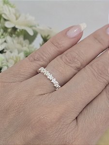 Anel de Estrelas Cravejadas em Prata 925
