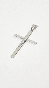 Pingente Crucifixo Em Aço Inocidável - 5 cm
