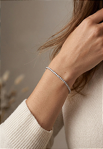 Pulseira Riviera em Aço Inoxidável com Fecho Extensor Linha Premium