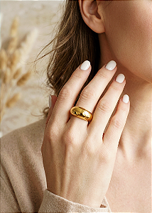 Anel Bold Domme em Aço Inoxidável