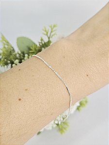 Pulseira Esferas e Canutilhos em Prata 925