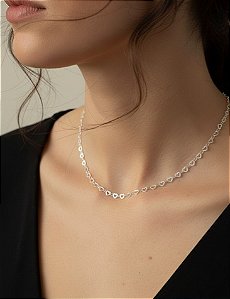 Colar Corações Delicados em Prata 925