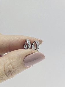 Brinco de Pressão em Aço Inoxidável