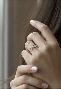 Anel Infinito Cravejado Prata 925