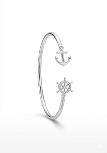 Bracelete Náutico em Prata 925