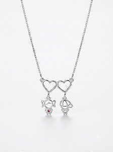 Colar Amor de Mãe em Prata 925