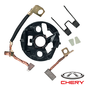 Porta escova Chery Tiggo arranque Valeo