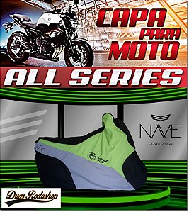 Capa De Moto Nave All Séries Cor Verde