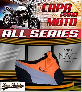 Capa de Moto Nave All Séries Cor laranja