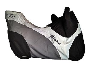 Capa Para Moto Big Trail Cor Branco