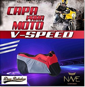 Capa Para Moto Speed Cor Vermelho