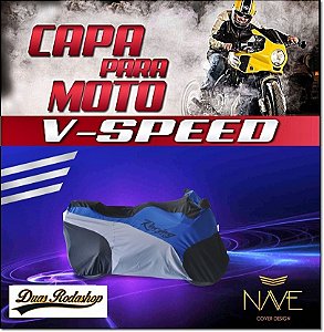 Capa Para Moto Speed Cor Azul