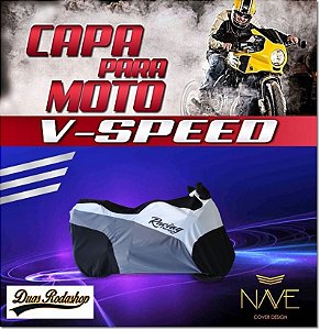Capa Para Moto Speed Cor Branco