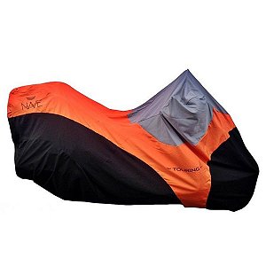 Capa Para Moto Touring Ultra Glide Cor Laranja
