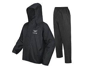 Conjunto de Chuva Nylon Full Black