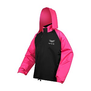 Jaqueta Impermeável Feminina Bicolor