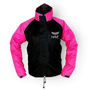 Jaqueta Impermeável Feminina Bicolor