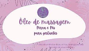 Óleo  para pernas e pés