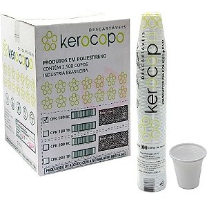 Copo Plastico Descartavel Kerocopo 180ml Translucido