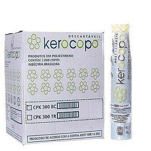 Copo Plastico Descartavel Kerocopo 300ml Translucido