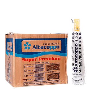 Copo Plastico Descartavel Altacopo PP Liso 440ml Translucido