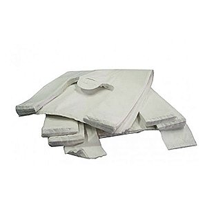 Sacolas Plastica Recuperadas Branca