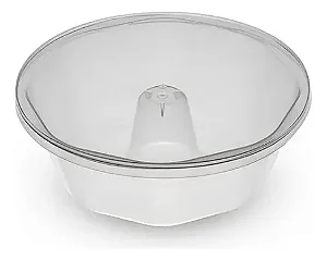 Forma de Pudim Descartável 120ml c/ Tampa | Forno e Micro-ondas