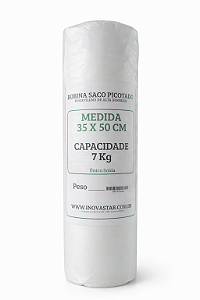 Bobina Saco Plastico Picotada Reforçado 35X50 C/290UN