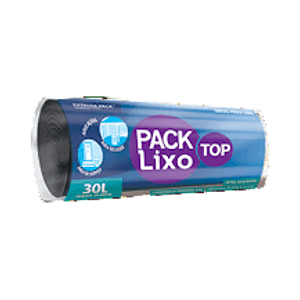 Pack Lixo Top 030 Litros Preto 59X62 RL 30 UN