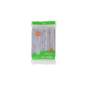 Canudo Flexivel Cropac 100UN