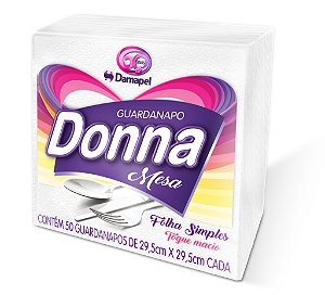 Guardanapo Donna Gde 29,5x29,5 Cx c/ 36x50un