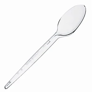 Colher Descartavel Refeição Cristal 20X50un