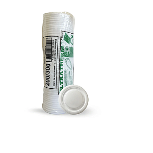 Tampa Isopor P/ Pote MR200/MR300ML C/50UN Ultra