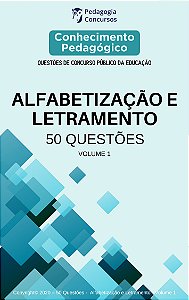 50 Questões Alfabetização e Letramento - Volume 1