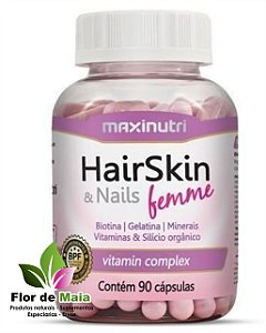 Hair Skin Femme 90 caps Maxinutri Flor de Maia