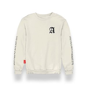 Moletom Careca "A" Off-White Adrenalina