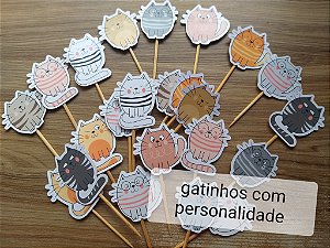 Tags com Palitos 4cm (20 unids)