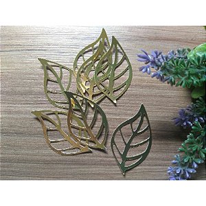 Folhas vazadas e Ramos para flores e topos de bolo (20 unidades)